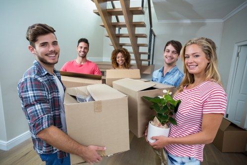 Moving boxes and furniture with a Knightsbridge man and van service in London