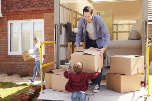 Professional packing services for a Knightsbridge home move