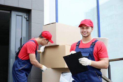 Man and van moving service in Knightsbridge with careful loading