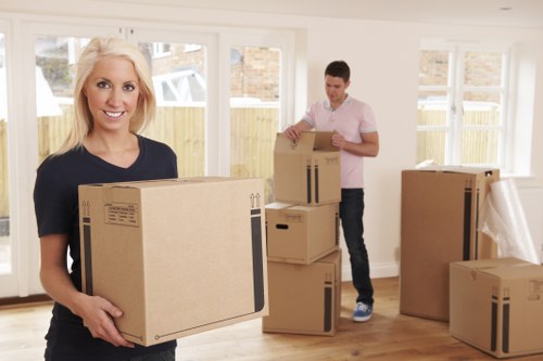 Removal van ready for a Knightsbridge residential move