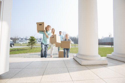 Professional house removalists preparing a Knightsbridge home move