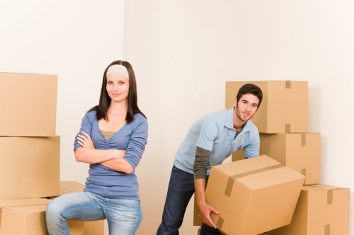Careful handling of boxes and furniture for a local Knightsbridge delivery