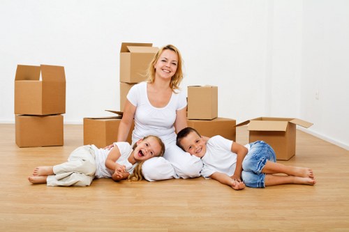 Waste and unwanted items being sorted for lawful disposal