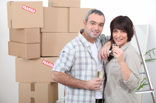 Checklist and packing materials for a local Knightsbridge house move